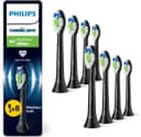 Philips Sonicare W2 Optimal White - Opzetborstels - Verpakking van 8 stuks - Zwart - Wittere tanden - HX6068/88